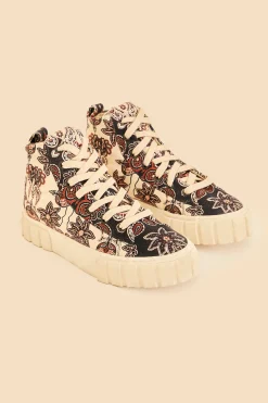 B&W SWEET MERMAIDS FLATFORM SNEAKER