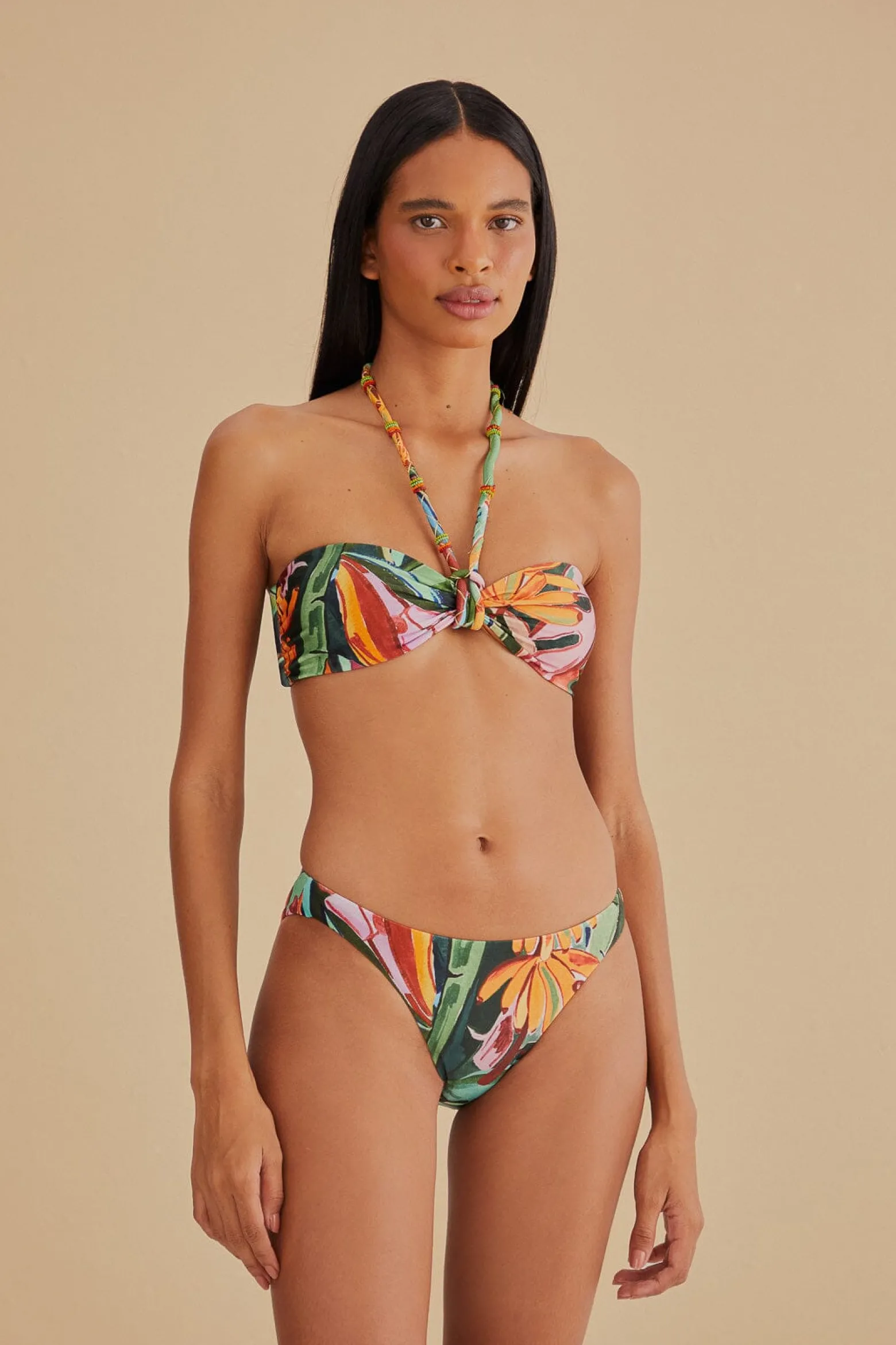 BANANA FOLIAGE BIKINI TOP