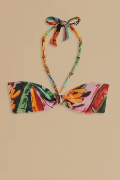 BANANA FOLIAGE BIKINI TOP
