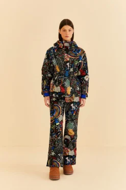 BLACK BOROGODO SKI JACKET
