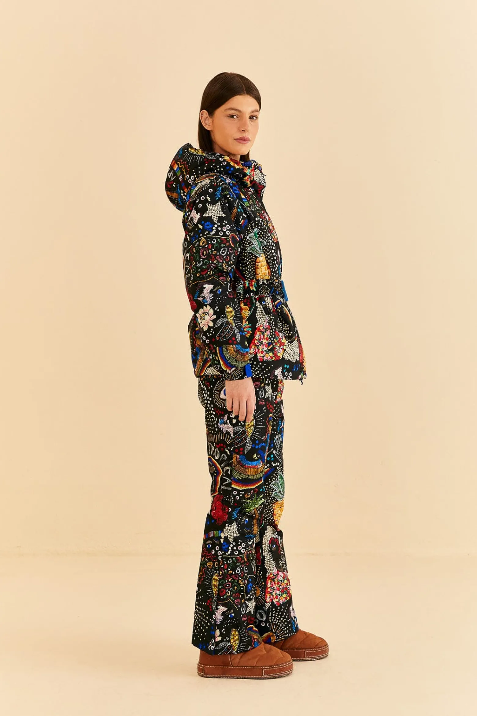 BLACK BOROGODO SKI JACKET