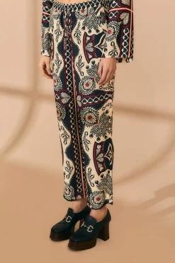 BLACK PASSION SCARF PANTS