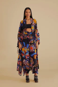 BLACK 70S VIBE PANTS
