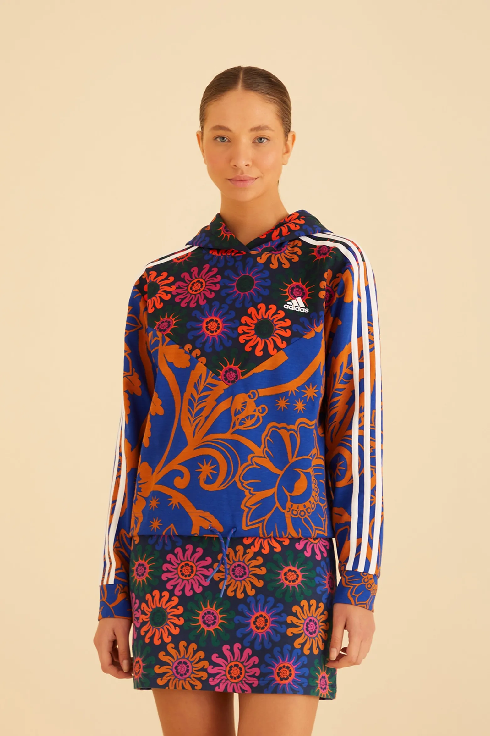 BLUE ADIDAS FARM HOODIE