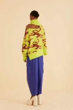 BLUE CARGO PANTS