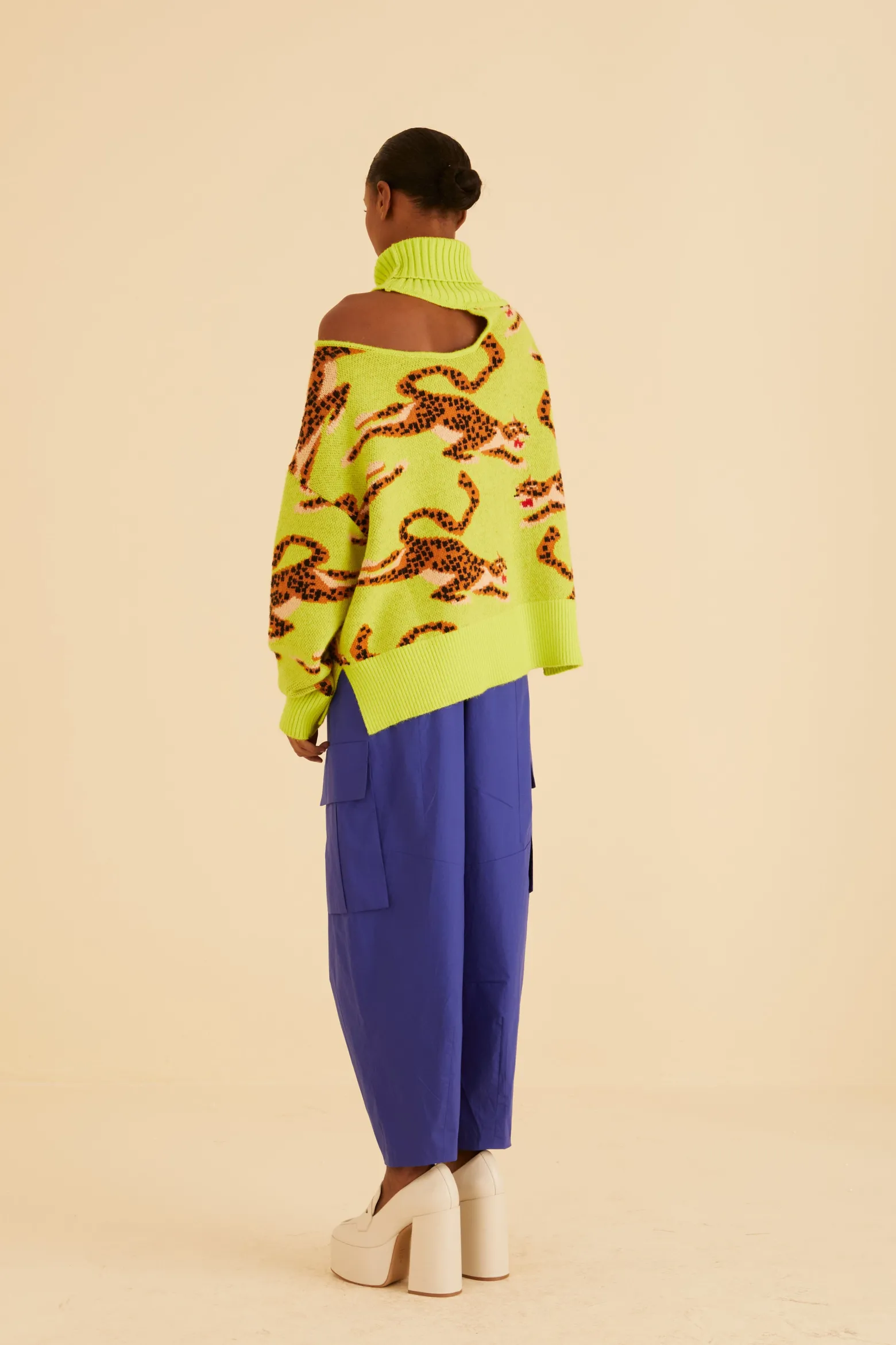 BLUE CARGO PANTS
