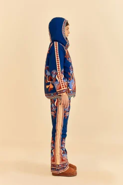 BLUE NATURE BEAUTY SKI PANTS