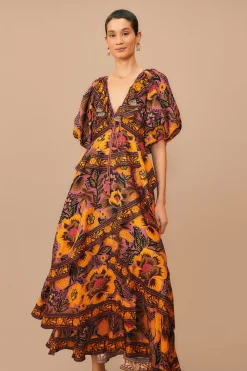 BLUSH GARDEN BLOOM MAXI DRESS