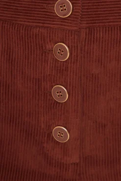 BROWN FLARE PANTS