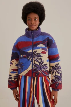 CARIOCA TRICOT PUFFER JACKET
