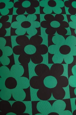 GREEN LOVEDAISY TULLE MIDI DRESS