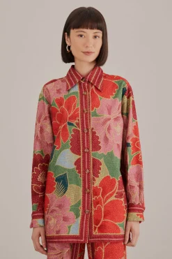 GREEN SOLAR CHITA LONG SLEEVE SHIRT