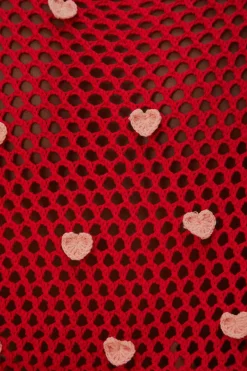 HANDMADE HEARTS KNIT SWEATER