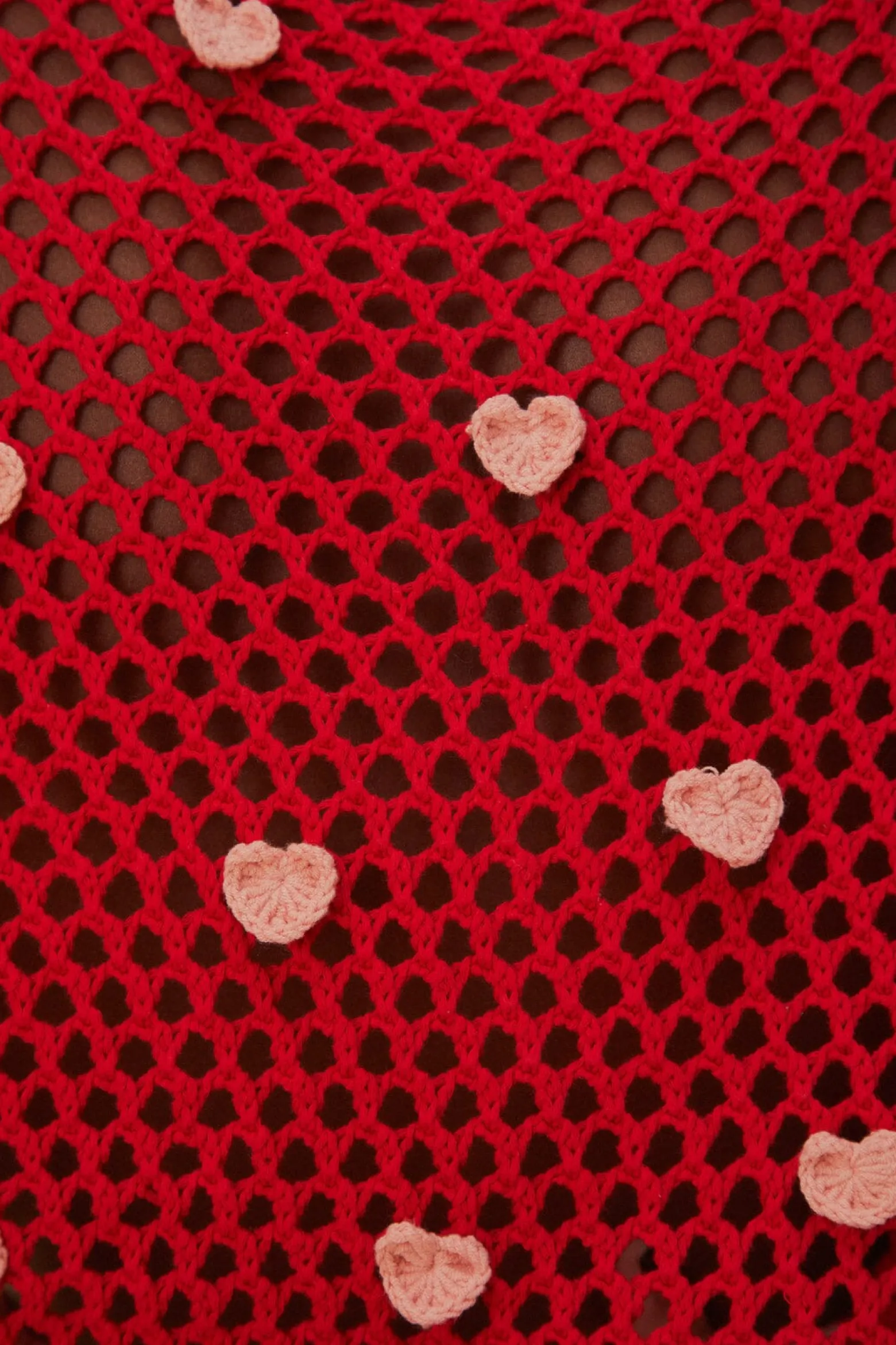 HANDMADE HEARTS KNIT SWEATER