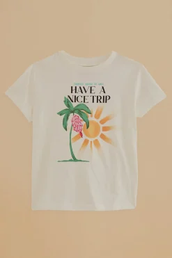  HAVE A NICE TRIP ORGANIC COTTON FIT T-SHIRT