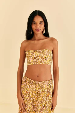 LIGHT PINK STAR FRUIT CROP TOP