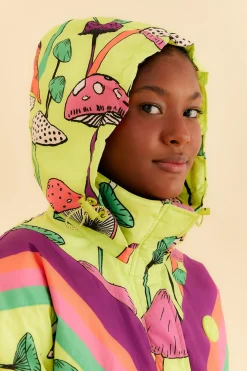 LIME GREEN NEW MUSHROOM SKI JUMPSUIT