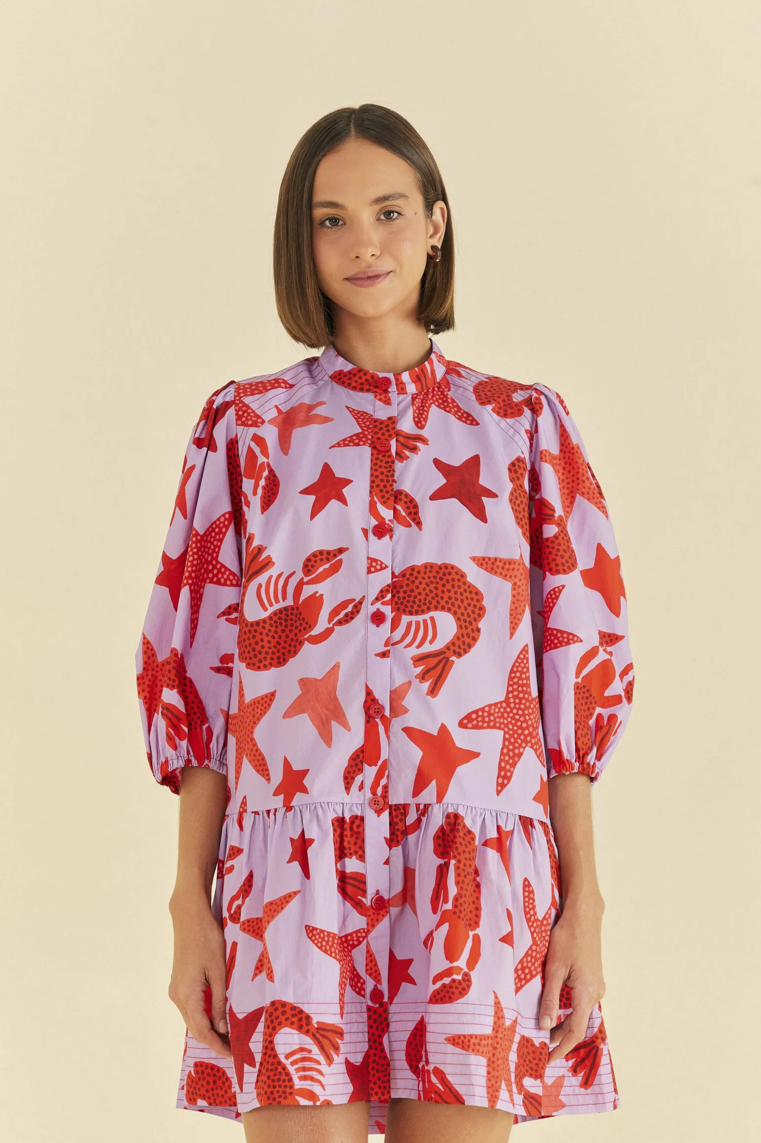 LOBSTER SKY MINI DRESS
