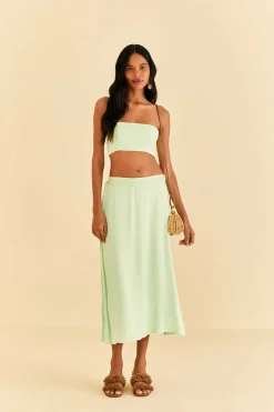 MINT MIDI SKIRT