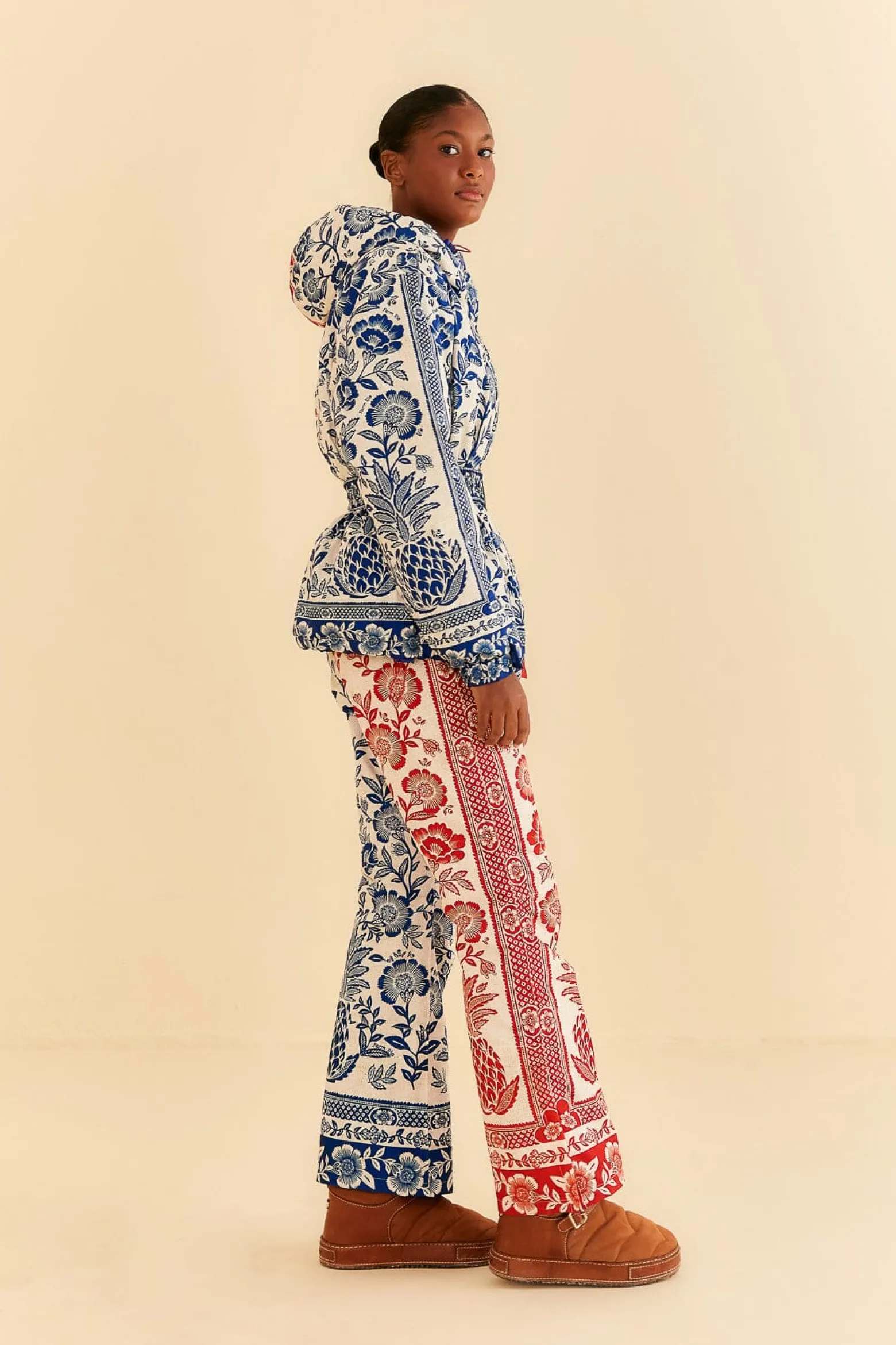 MIXED PINEAPPLE GARDEN SKI PANTS