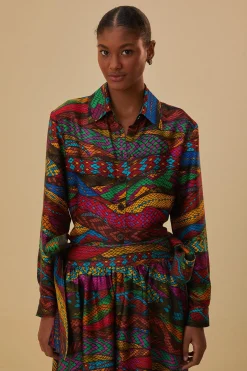 MULTICOLOR MIRAGE SHIRT LONG SLEEVES