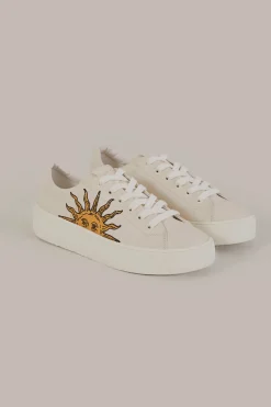 OFF-WHITE FLATFORM SNEAKER