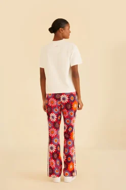  RED ADIDAS FARM PANTS