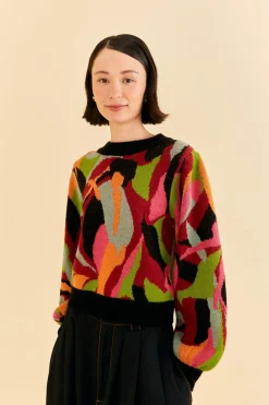 THE MULTICOLOR DANCE KNIT SWEATER