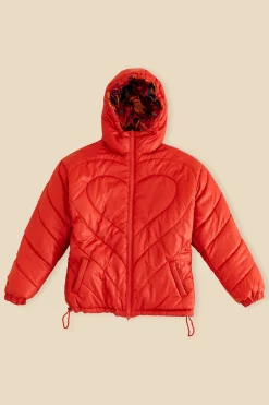 VINTAGE WAVE REVERSIBLE PUFFER JACKET